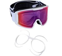 Saucer Inserto con clip | Inserto óptico Rx para gafas de esquí Oakley Target Line L OO7120 | OO7121 | OO7122 - Transparente, transparente, Taille unique