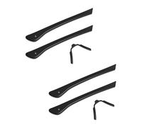 Saucer Kit de almohadillas de repuesto para nariz y almohadillas para orejas de goma para Oakley Airdrop MNP OX8121 Glass, 2 pares de color negro, Taille unique