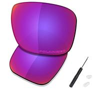 SAUCER Lentes de repuesto de alta calidad, destornillador H20 y piezas de nariz para Oakley Holbrook Metal OO4123 anteojos de sol de alta definición, polarizados con sol medianoche