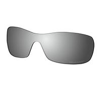 SAUCER Lentes de repuesto premium para gafas de sol Oakley Antix OO9077 de alta defensa, metal cromado polarizado