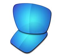 Saucer Lentes de repuesto prémium para gafas de sol Oakley Cables OO9129, Alta defensa: azul glaciar polarizado, Taille unique