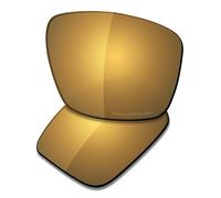 Saucer Lentes de repuesto prémium para gafas de sol Oakley Cables OO9129, Bronce dorado polarizado, Taille unique
