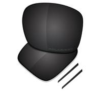 Saucer Lentes de repuesto prémium para gafas de sol Oakley Exchange Sun OO9483, Negro carbón polarizado, Taille unique