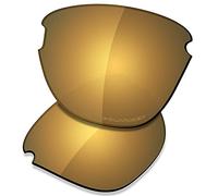 SAUCER Lentes de repuesto prémium para gafas de sol Oakley Frogskins Lite OO9374, Bronce Dorado Polarizado, talla única