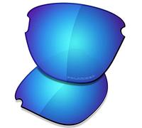 Saucer Lentes de repuesto premium para gafas de sol Oakley Frogskins Lite OO9374, High Defense - Glacier Blue Polarized, talla única