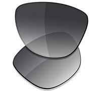 SAUCER Lentes de repuesto prémium para gafas de sol Oakley Frogskins OO9013 | Frogskins Low Bridge Fit OO9245, Tinte degradado gris polarizado, Talla única