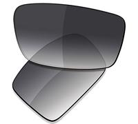 Saucer Lentes de repuesto premium para gafas de sol Oakley Gascan High Defense - gris degradado tinte polarizado