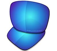 Saucer Lentes de repuesto prémium para gafas de sol Oakley Holbrook OO9102 de alta defensa, azul glaciar polarizado