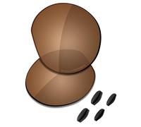 Saucer Lentes de repuesto prémium para gafas de sol Oakley HSTN OO9464, Alta defensa: polarizado marrón ámbar, Taille unique