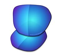 SAUCER Lentes de repuesto prémium para gafas de sol Oakley Latch Beta OO9436, Azul glaciar polarizado, Talla única