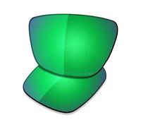 SAUCER Lentes de repuesto prémium para gafas de sol Oakley Leffingwell OO9100 de alta defensa, polarizado verde jade