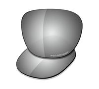 Saucer Lentes de repuesto prémium para gafas de sol Oakley Manorburn OO9479, Alta defensa: metal cromado polarizado, Taille unique