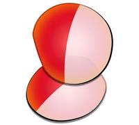 Saucer Lentes de repuesto prémium para gafas de sol Oakley Meta HSTN 51-22, Eclipse rojo fotocromático no polarizado, Taille unique