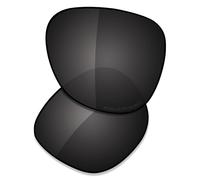 Saucer Lentes de repuesto prémium para gafas de sol Oakley Ojector OO9018 de alta defensa, color negro carbón polarizado