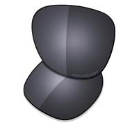 Saucer Lentes de repuesto prémium para gafas de sol Oakley Ojector OO9018, Escudo negro polarizado, Taille unique