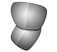 Saucer Lentes de repuesto premium para gafas de sol Oakley Sylas OO9448, High Definition - Chrome Metal Polarized, Taille unique