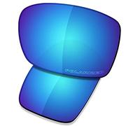 SAUCER Lentes de repuesto premium para gafas de sol Oakley Turbine OO9263 de alta defensa, azul glaciar polarizado