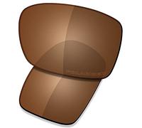 SAUCER Lentes de repuesto premium para gafas de sol Oakley Turbine OO9263 de alta defensa, color marrón ámbar polarizado