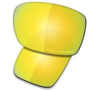 SAUCER Lentes de repuesto premium para gafas de sol Oakley Turbine OO9263 de alta defensa, oro de 24 quilates polarizado