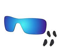 Saucer Lentes de repuesto prémium para gafas de sol Oakley Turbine Rotor OO9307 de alta definición, color azul glaciar polarizado