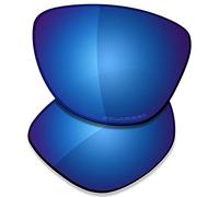 SAUCER Lentes de repuesto prémium para Oakley Frogskins OO9013 | Frogskins Low Bridge Fit OO9245 Gafas de sol de alta definición - Azul medianoche polarizadas
