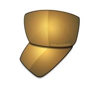 Saucer Lentes de repuesto prémium para Oakley Full Count OY8013 de 51 mm, protección UV400, antiarañazos, ajuste preciso, Bronce dorado polarizado, Taille unique