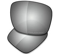SAUCER Lentes de repuesto prémium para Oakley Holbrook Mix OO9384 | OO9385 | Protección UV400, antiarañazos, ajuste preciso, Metal cromado polarizado, alta defensa, Talla única