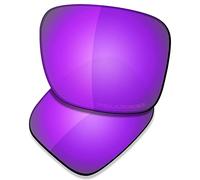SAUCER Lentes de repuesto prémium para Oakley Holbrook XL OO9417 | Protección UV400, antiarañazos, ajuste preciso, Violeta morado polarizado, Talla única