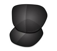 Saucer Lentes de repuesto premium para Oakley Latch Beta OO9436 Gafas de Sol de Alta Defensa - Negro Carbono Polarizado