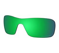 SAUCER Lentes de repuesto prémium para Oakley Turbine Rotor OO9307 de alta definición, color verde jade polarizado