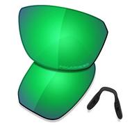 Saucer Lentes de repuesto premium y almohadillas nasales para gafas de sol Oakley Split Shot OO9416, High Definition - Jade Green Polarized, Taille unique