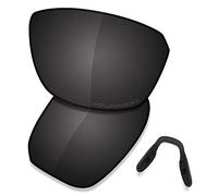 Saucer Lentes de repuesto premium y almohadillas nasales para Oakley Split Shot OO9416 Gafas de Sol de Alta Defensa - Negro Carbono Polarizado