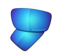 Saucer Lentes de repuesto premium y kits de goma para gafas de sol Oakley Gibston OO9449, High Definition - Glacier Blue Polarized, Taille unique
