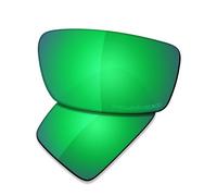 Saucer Lentes de repuesto premium y kits de goma para gafas de sol Oakley Gibston OO9449, High Definition - Jade Green Polarized, Taille unique