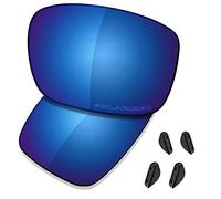 Saucer Lentes de repuesto premium y kits de goma para Oakley Drop Point OO9367 60mm Gafas de sol de alta defensa - Azul medianoche polarizado