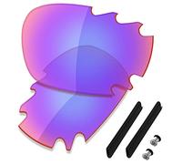 SAUCER Lentes de repuesto premium y kits de goma para Oakley Jawbone Vented Racing Jacket Gafas de sol de alta defensa - Shield G30 Polarizado