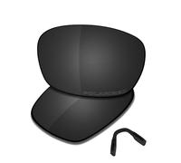 Saucer Lentes de repuesto y almohadilla nasal de alta calidad para gafas Oakley Metalink OX8153 de 55 mm, Negro carbón polarizado, Taille unique