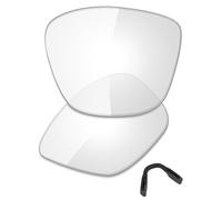 Saucer Lentes y almohadillas nasales de repuesto prémium para gafas Oakley Enigma Mass OX8191 de 57 mm, Hd Clear anti luz azul no polarizada, Talla única
