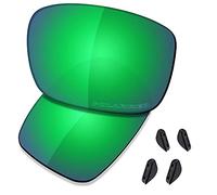 SAUCER Lentes y almohadillas nasales de repuesto prémium para Oakley Drop Point OO9367 | Protección UV400, antiarañazos, ajuste preciso, Verde jade polarizado., Talla única