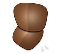 Saucer Lentes y almohadillas nasales de repuesto prémium para Oakley Hip Tone OX8182 de 60 mm, protección UV400, antiarañazos, ajuste preciso, Marrón ámbar polarizado, Taille unique