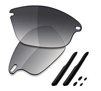 SAUCER Premium - Lentes de repuesto y kits de goma para gafas de sol Oakley Fast Jacket OO9097 | Fast Jacket de puente bajo OO9162, Talla única