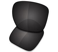 SAUCER Premium Replacement Lenses for Oakley Sliver XL OO9341 | Sliver XL Low Bridge Fit OO9346 Sunglasses High Defense - Carbon Black Polarized