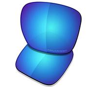 SAUCER Premium Replacement Lenses for Oakley Sliver XL OO9341 | Sliver XL Low Bridge Fit OO9346 Sunglasses High Definition - Glacier Blue Polarized