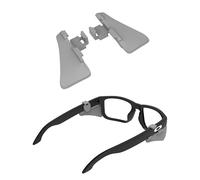 Saucer Protectores laterales para gafas de sol Oakley Holbrook | Holbrook S | XS | XXS | XL | XXL | Holbrook AF | Holbrook RX, gris, Taille unique