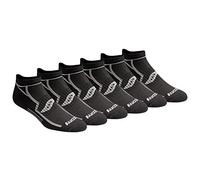 Saucony Bolt Performance Comfort Fit - Calcetines invisibles para hombre, Negro a juego (6 pares), 15-17 Big