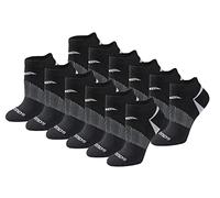 Saucony Calcetines deportivos deportivos deportivos para mujer (6 y 12 pares), Black Basic (12 pares), Talla del zapato: 35-40 EU