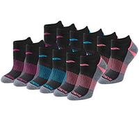 Calcetines deportivos no deportivos de rendimiento para mujeres, Asst negro, Zapatos W 6-10.5, 12 pares