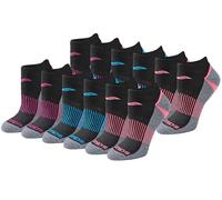 Calcetines deportivos no deportivos de rendimiento para mujeres, Asst negro, Zapatos W 6-10.5, 12 pares