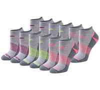 Saucony Calcetines deportivos no deportivos de rendimiento para mujeres, Gray Asst, W 6-10.5 Shoe, 12 pares