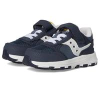 Saucony Eclipse Kidz Jr - Tenis unisex para niños, Azul marino/Blanco, 4.5 Little Kid
